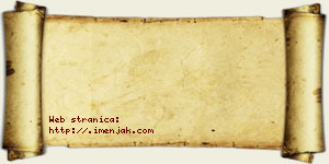 Tijana Šarović vizit kartica